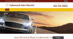 Desktop Screenshot of lakewoodautoelectric.com